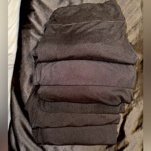 6 Pairs of Black, Plus Size Leggings LLR T/C